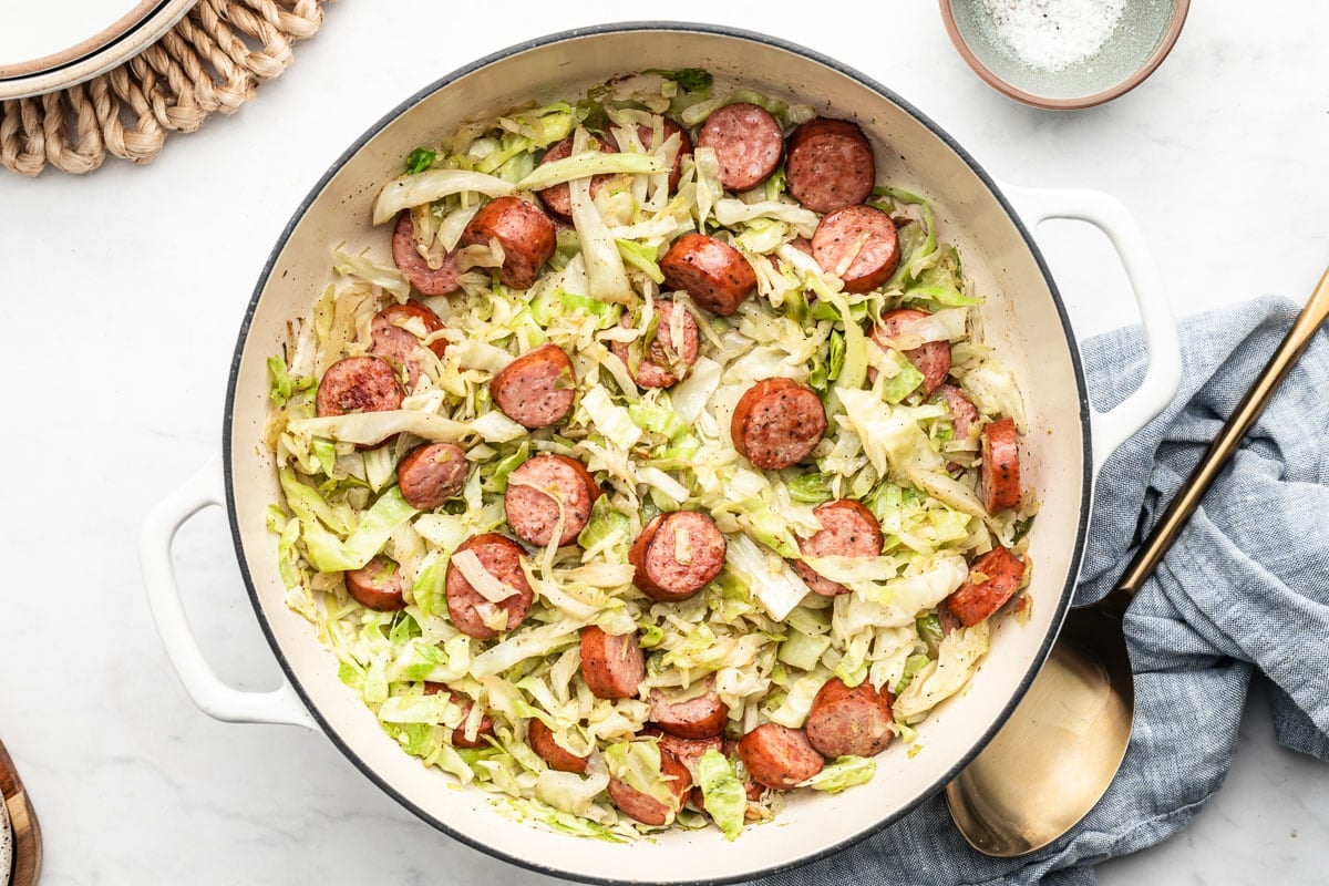 Simple One-Pan Cabbage and Sausage Skillet for Easy Dinners
